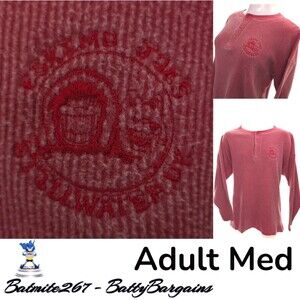 VTG Flash Avant ESKIMO JOE'S Henley Adult M Stillwater 80s FREE SHIP Mens Womens